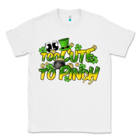 White Too cute to pinch St. Patrick's Day Classic Tee - HowdyJamesFarm