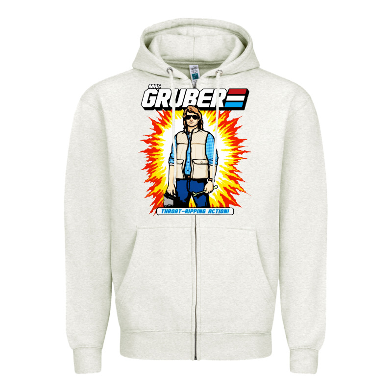 Macgruber Action Figure Zipper Hoodie by linhVisuals | Teevron