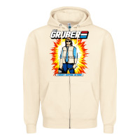 Sandshell macgruber action figure Zipper Hoodie - linhVisuals