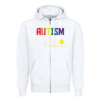 White god created autism normal was too boring Zipper Hoodie - linhVisuals