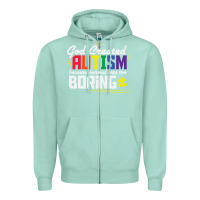 Seafoam god created autism normal was too boring Zipper Hoodie - linhVisuals