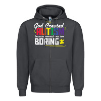 Smoke god created autism normal was too boring Zipper Hoodie - linhVisuals