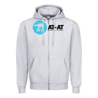 Heather Grey reach out and crush someone Zipper Hoodie - linhVisuals