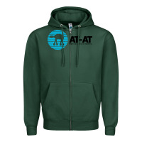 Sports Green reach out and crush someone Zipper Hoodie - linhVisuals