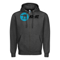 Charcoal Heather reach out and crush someone Zipper Hoodie - linhVisuals