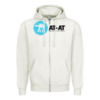 Oatmeal Heather reach out and crush someone Zipper Hoodie - linhVisuals