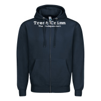 Navy trent crimm the independent Zipper Hoodie - linhVisuals