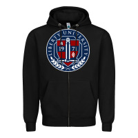 Black liberty university seal Zipper Hoodie - linhVisuals