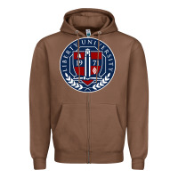 Chestnut liberty university seal Zipper Hoodie - linhVisuals