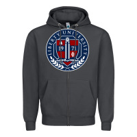 Smoke liberty university seal Zipper Hoodie - linhVisuals