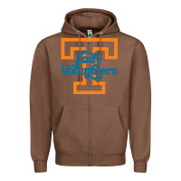 Chestnut tennessee lady volunteers Zipper Hoodie - linhVisuals