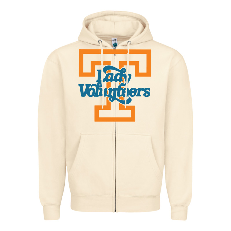 Tennessee Lady Volunteers Zipper Hoodie by linhVisuals | Teevron