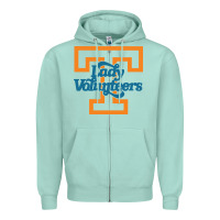 Seafoam tennessee lady volunteers Zipper Hoodie - linhVisuals