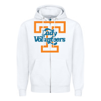 White tennessee lady volunteers Zipper Hoodie - linhVisuals