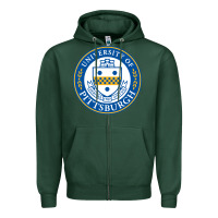 Sports Green university of pittsburgh Zipper Hoodie - linhVisuals