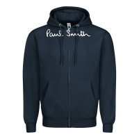 Navy Paul Smith Zipper Hoodie - linhVisuals