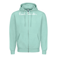 Seafoam Paul Smith Zipper Hoodie - linhVisuals