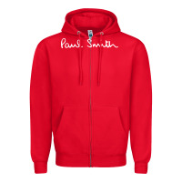 Red Paul Smith Zipper Hoodie - linhVisuals