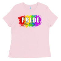 Bubblegum Pink Pride Day Ladies Tee - FaDigitalArtStudio