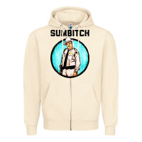 Sandshell sumbitch Zipper Hoodie - linhVisuals