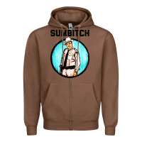 Chestnut sumbitch Zipper Hoodie - linhVisuals