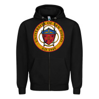 Black university of san diego Zipper Hoodie - linhVisuals