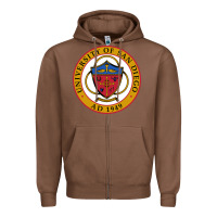 Chestnut university of san diego Zipper Hoodie - linhVisuals
