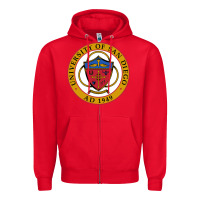 Red university of san diego Zipper Hoodie - linhVisuals