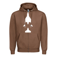 Chestnut Virgin Galactic Evolution Zipper Hoodie - linhVisuals