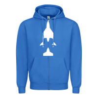 True Royal Virgin Galactic Evolution Zipper Hoodie - linhVisuals
