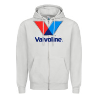 Dove Grey Valvoline Zipper Hoodie - linhVisuals