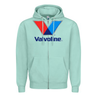 Seafoam Valvoline Zipper Hoodie - linhVisuals