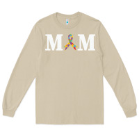Mushroom LIL Autism Mom Long Sleeve Tee - CowhideDigitalArt