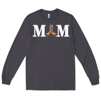 Smoke LIL Autism Mom Long Sleeve Tee - CowhideDigitalArt
