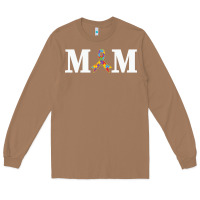 Toasted Coconut LIL Autism Mom Long Sleeve Tee - CowhideDigitalArt