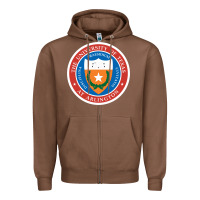 Chestnut university of texas at arlington seal Zipper Hoodie - linhVisuals