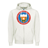Oatmeal Heather university of texas at arlington seal Zipper Hoodie - linhVisuals