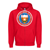 Red university of texas at arlington seal Zipper Hoodie - linhVisuals