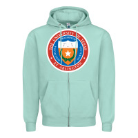 Seafoam university of texas at arlington seal Zipper Hoodie - linhVisuals