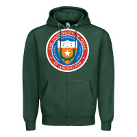 Sports Green university of texas at arlington seal Zipper Hoodie - linhVisuals