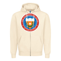 Sandshell university of texas at arlington seal Zipper Hoodie - linhVisuals