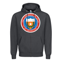Smoke university of texas at arlington seal Zipper Hoodie - linhVisuals