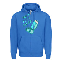 True Royal puff puff pass inhaler Zipper Hoodie - linhVisuals