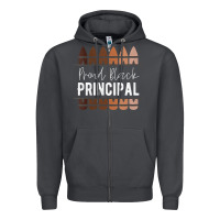 Smoke womens proud black principal, black history month school principal v n Zipper Hoodie - linhVisuals