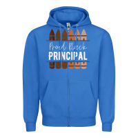 True Royal womens proud black principal, black history month school principal v n Zipper Hoodie - linhVisuals
