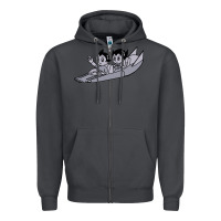 Smoke newastro boy and uran Zipper Hoodie - linhVisuals