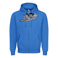 True Royal newastro boy and uran Zipper Hoodie - linhVisuals