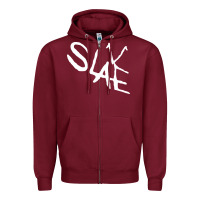 Burgundy Prince Slave Zipper Hoodie - linhVisuals