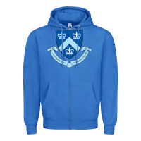 True Royal columbia university shield Zipper Hoodie - linhVisuals
