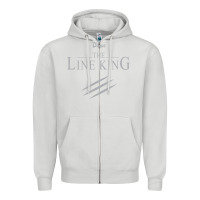 Dove Grey funny drugs the line king design Zipper Hoodie - linhVisuals